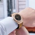 Men Fashion Casual Hublo Watch Automatic Mechanical Watch Reloj Hombre Top Brand Luxury Leather Watches RUIMAS Wristwatches 6759