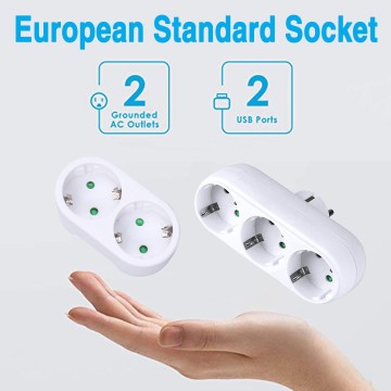25# EU Standard Socket Round Plug 2/3 Holes Socket With Switch On Off Wall Double Socket EU Socket 230V Power Adapter Socket