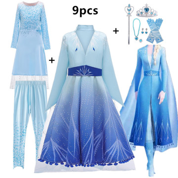 Children Costume For Girls Dress Dress Party Cosplay Princess Dresses For Girls Halloween Birthday Dress Up Clothing