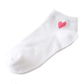 1 Pair Men Women Socks Heart-Shaped Print Socks Sport Socks Breathable Comfortable Running Fitness Outdoor Socks S10 SE10