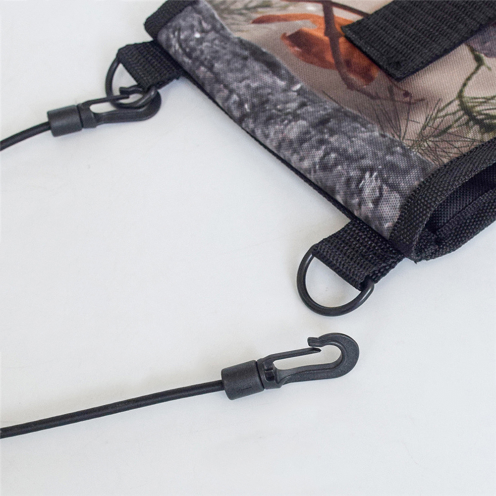 2pcs Camo Printed Hanging Storage Bag Oxford Cloth Multi-pocket Car Seat Back Shotgun Gun Sling Organizer 52x18cm