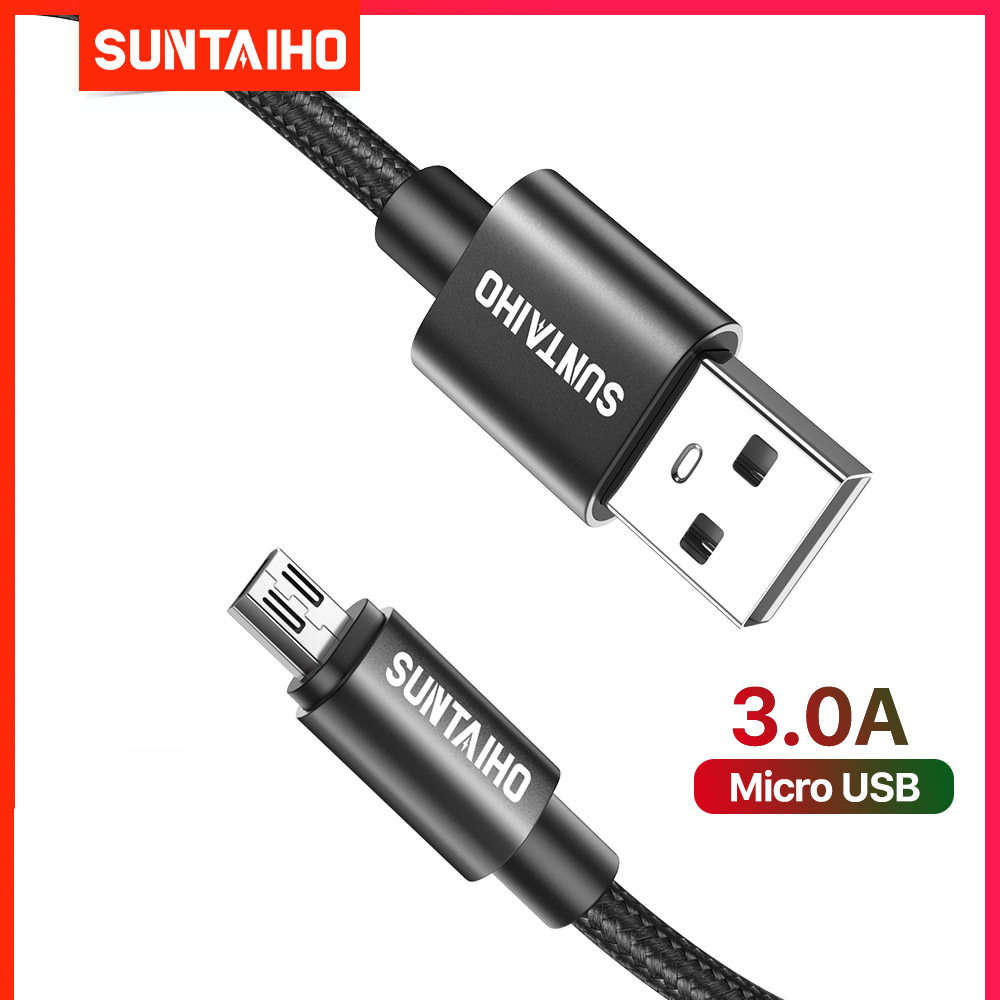 1m 2m 3m Android Micro USB Cable Fast Charging Data Cable for Xiaomi Redmi 4X Samsung S7 S6 J7 PS4 Mobile Phone Microusb Charger