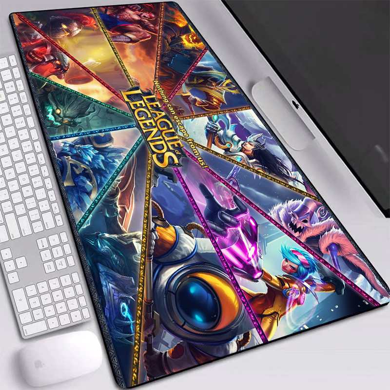 Gaming LOL Mouse Pads HD Pattern Printed Large High-quantity Rubber Base Gaming Desk Mat 800x400mm XXL For Games