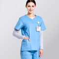 ANNO Nursing Uniforms Elastic Spandex Clinics Suit Female Male Scrubs Hospital Clothing Breathable Cloth Heathy Beauty Wear