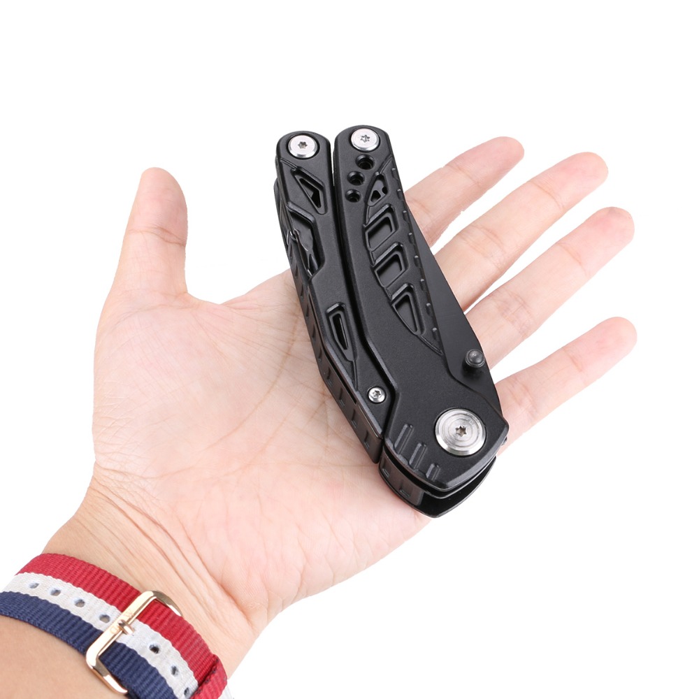 11 IN 1 Multifunctional Swiss Folding Knife Plier Stainless Steel Army Knives Pocket Hunting Outdoor Camping Survival Knife Tool