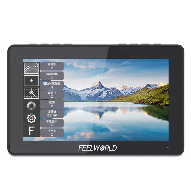 FEELWORLD F5 Pro V2 5.5 Inch Touch Screen DSLR Camera Field Monitor 3D LUT 4K HDMI Cable - Compatible Tilt Arm monitor director