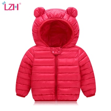 LZH Baby Boys Girls Jacket 2020 Autumn Winter Jacket For Girls Coat Kids Hooded Outerwear Coat For Children Clothes 1 2 3 4 Year