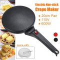 20cm 110V Electric Crepe Maker Non Stick Baking Pancake Pan Frying Griddle Machine Appliance Cooking Tools Kitchen Accessories