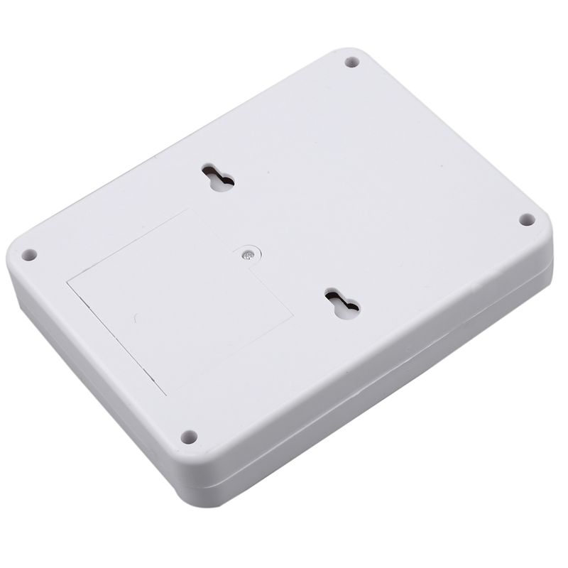 Wireless Motion Sensor Alarm with Security Keypad PIR Home Garage Shed Caravan white