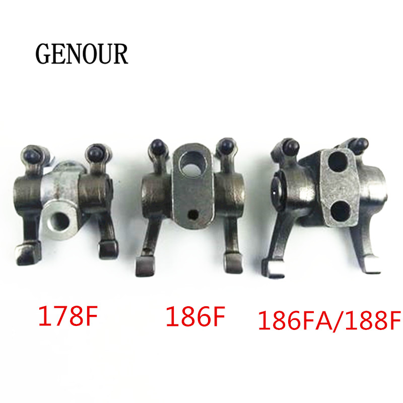 186FA Rocker Arm Assembly For 6KW 7KW Single cylinder air-cooled diesel engine 188F 10HP tiller micro tillage machine parts