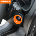 SHINEKA Interior Mouldings Engine Start Stop Push Button Ring for Jeep Renegade Switch Cover Frame for Jeep Renegade 2016-2019