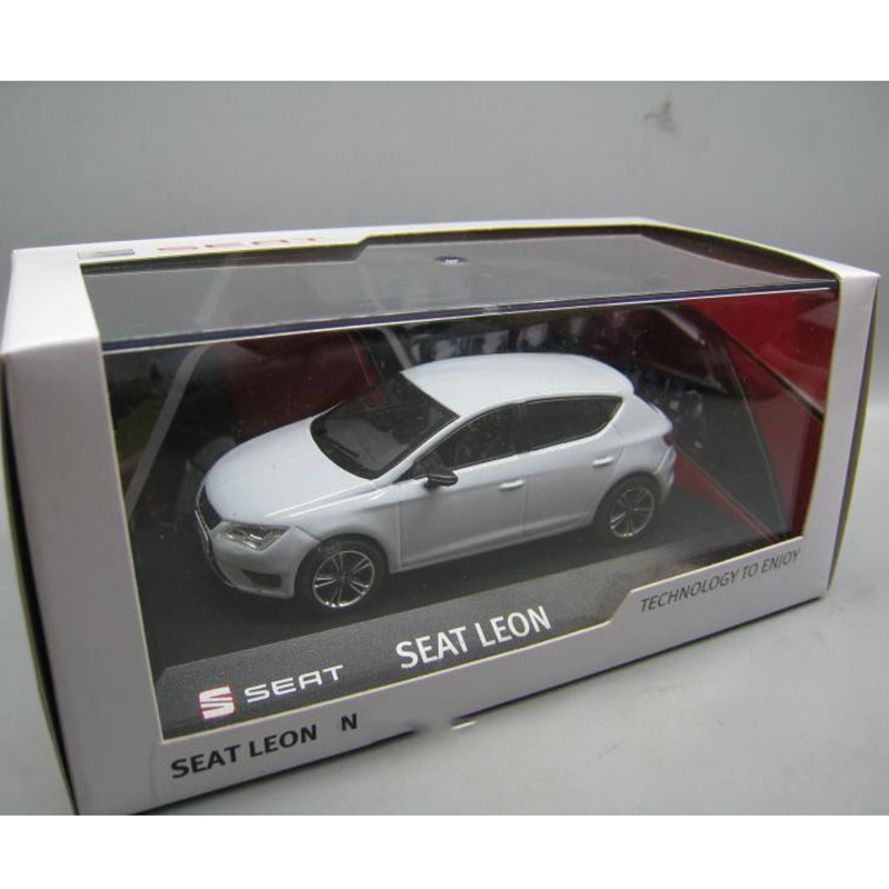 1/43 scale seat leon ibiza sc car model toy diecast model Can be used as Send children kids gift model collection indoor display