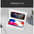 3 In 1 Fast Wireless Charger Dock Station Clock Function For IPhone 11 X XR XS Samsung Mobile Phone Charging Holder Phone Stand