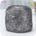 Hot 1 balls/lot 100g natural hard Sequins cotton yarn thin yarn wholesale thread 250 meters