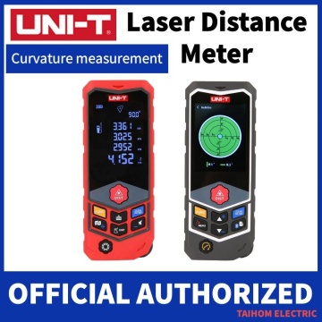 UNI-T digital laser distance meter Curvature measurement rangefinders handhled curve measurement 50m 80m 120m large HD display