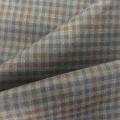 Check Pattern Jacket Wool Fabric