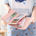 aliwood High Quality 3 Fold Women's Wallet Brand PU Leather Long Purse Clutch Coin Purse Phone Pocket Card Holder Large Capacity