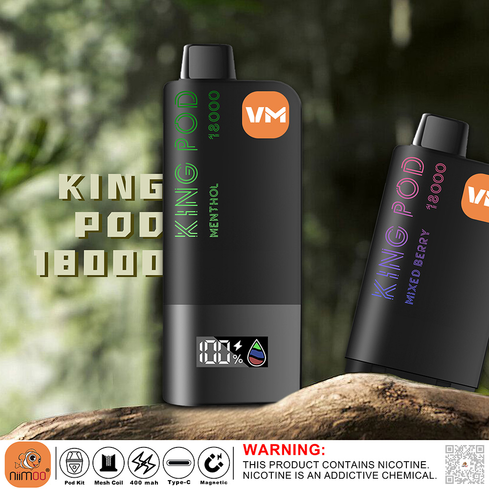 Disposable Electronic Cigarette King Pod 18000