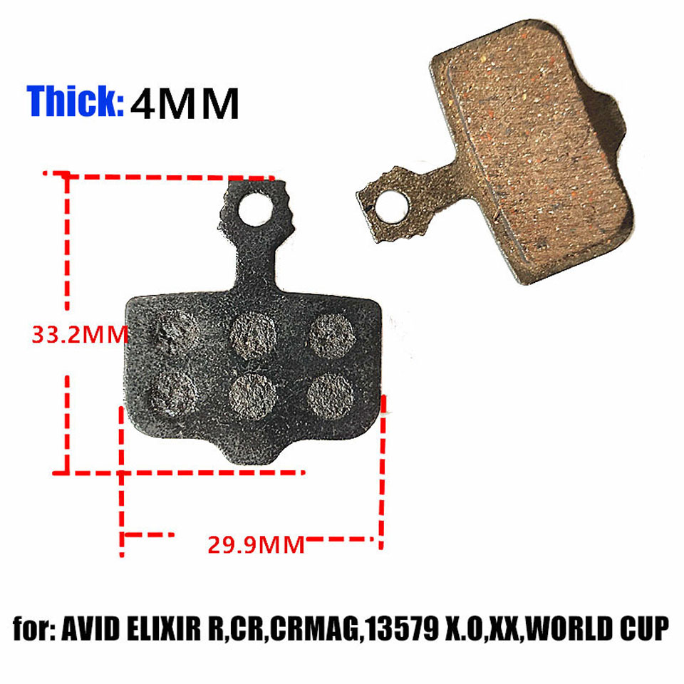 Bike Bicycle Ceramic Brake Disc Pads Replacement Compatible with Hayes Stroker RYDE, Dyno Sport