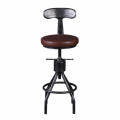 Industrial Style Retro Bar Chair Creative Restaurant Furniture Lifting Rotating Bar Stool Coffee Shop Backrest High Bar stool