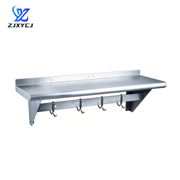 Stainless Steel Wall Mount Pot Rack Shelf