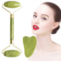 Facial Massage Roller Gua Sha Jade Stone Slimming Face Lifting Massager Body Skin Relaxation Beauty Health Care Tool