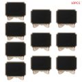 10pcs Wooden Mini Blackboard Table Sign Memo Message Stand Chalk Board Wedding Party Decoration Supplies