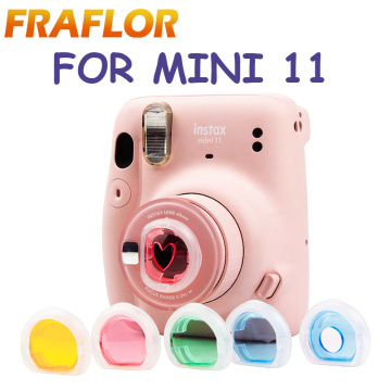 6 PCS Close-up Lens Colorful Color Filter Mirror for Fujifilm Instax Mini 11 Instant Film Cameras Photographic Accessories