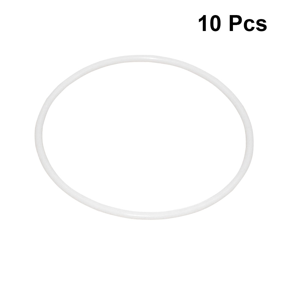 10Pcs 16cm Dreamcatcher Round Hoop White Plastic Ring Wrapping Circle Plastic Circle for Manual Handmade Wicker Crafts Tool DIY