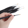 6X Detail Paint Brush Set for Miniature Watercolor Acrylic Oil Painting Drawing
