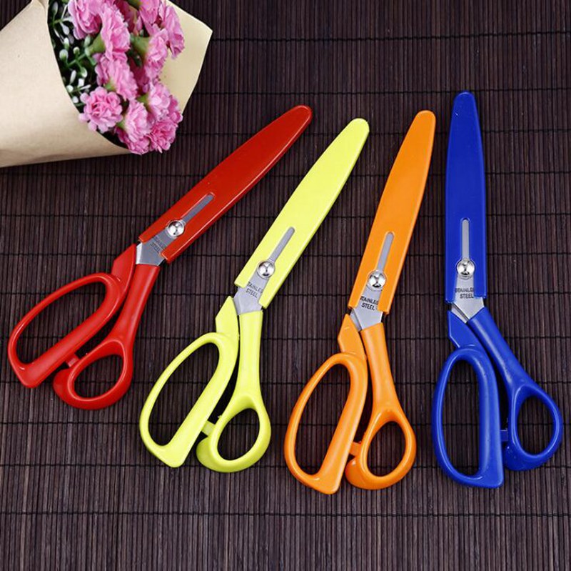 7 inch Cutting Scissors For Sewing Tailor Scissors Stainless Steel Sharp Scissors Thread Shears Clothes Embroidery Accessories