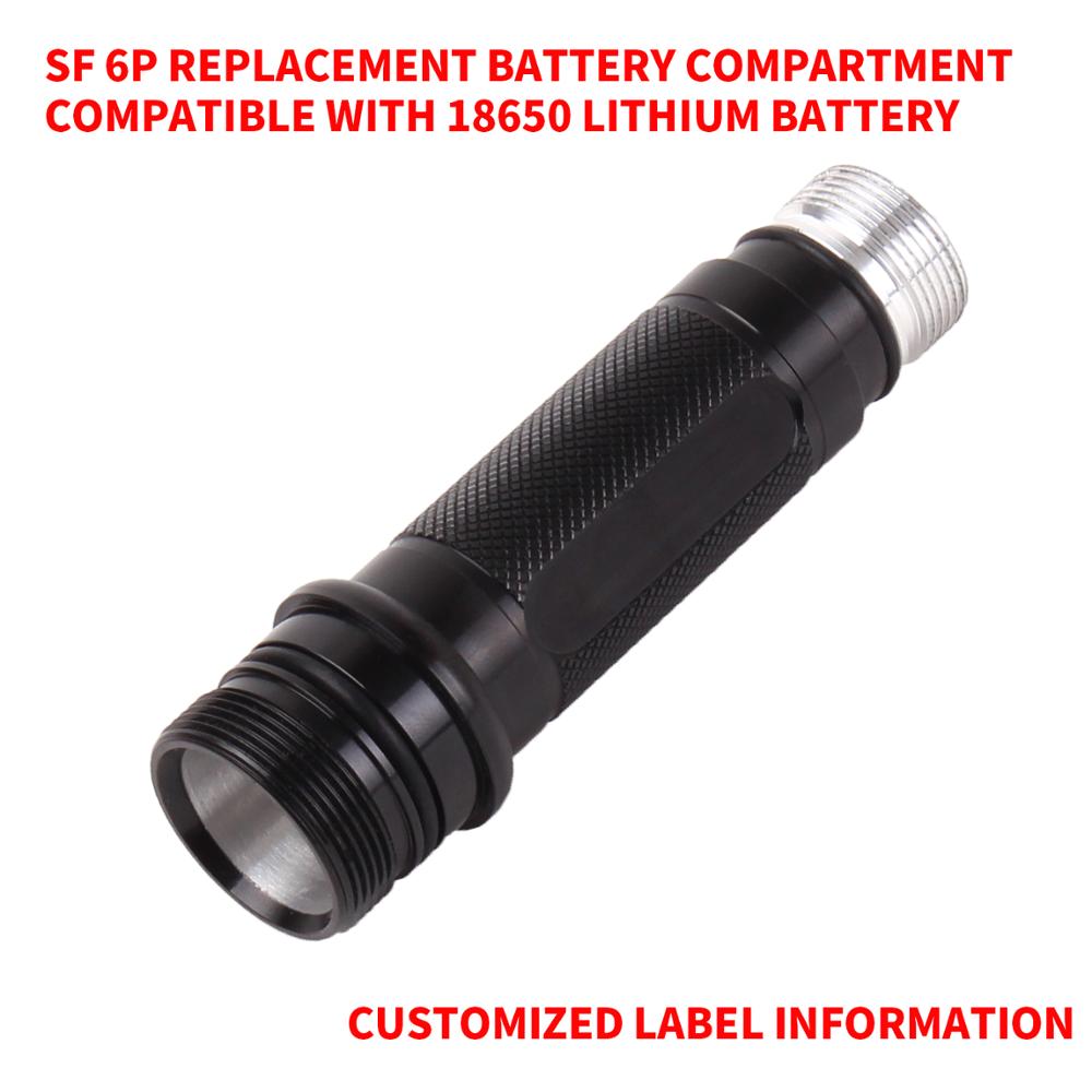 Replace surefire 6p, G2 lamp body flashlight lantern фонари compatible with 18650 battery