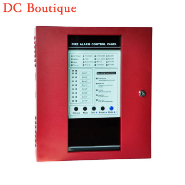 (1 set) Fire Alarm Control Panel 8 Wire Zones Home Security alarm Self Protection defense Support Smoke Gas Detector