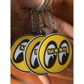 20pcs Moon eye mooneyes mishka pvc plastic key chain keychain keyring gifts for men boyfriend pendant double sided picture