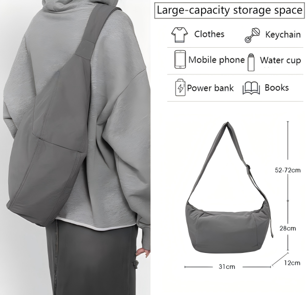 Lightweight and waterproof women's crossbody bag