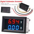 2020 New Mini Digital Voltmeter Ammeter DC 100V 10A Panel Amp Volt Voltage Current Meter Tester Detector Dual LED Display