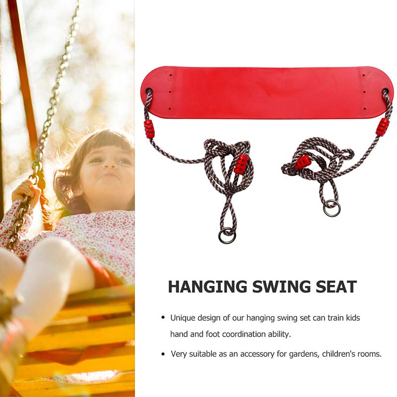 Children's adjustable swing indoor and outdoor hanging swing garden playground toy children's fitness swing easy to install