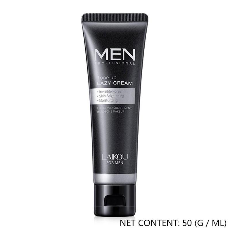 50ml Men BB Cream Face Cream Natural Whitening Skin Care Men Care Effective Sunscreen Face Base Skin Makeup Color Foundatio S2E2