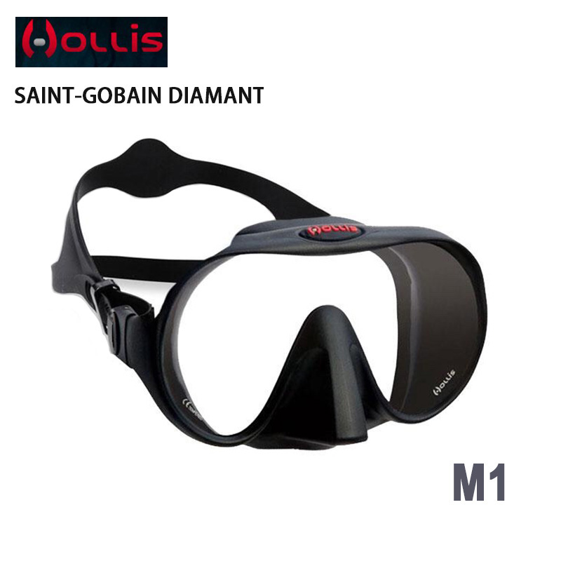 Hollis M1 Diving Mask Low Profile Soft Silicone Skirt Scuba Diving Freediving Snorkeling Tech Diving Equipment