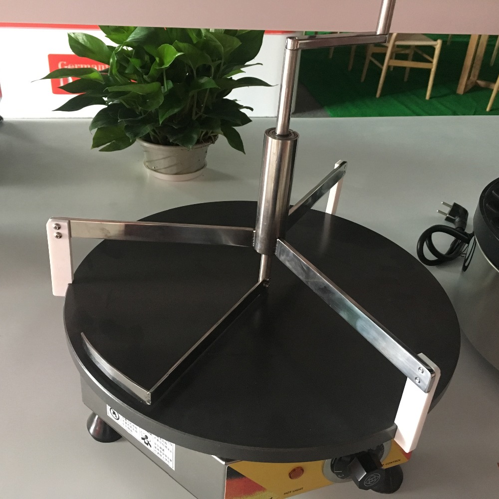 40cm Commercial Stainless Steel Crepe Maker Pancake Batter Spreader Stick Crepe Tools Restaurant Canteen Specially Supplies