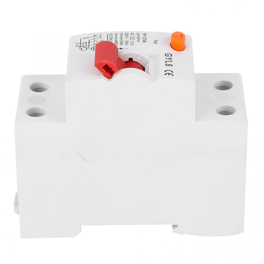 GYL8 2P RCCB Miniature Circuit Breaker Residual Current Circuit Breaker Electric Leakage Protection 230VAC 25A/ 40A / 63A