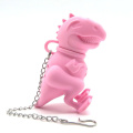 1Pcs Cute Dinosaur Shaped Tea Infuser Reusable Silicone Tea Strainer Coffee Herb Filter Home Loose Leaf Diffuser
