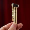 1pcs Stainless Steel Metal 6.5cm Long Cigarette Lighter Smoking Accessories Shepherds Or Rope Windproof Lighter