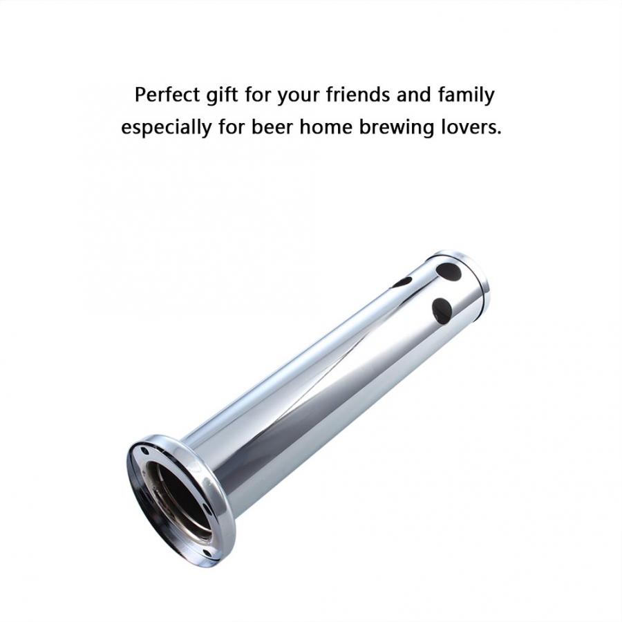 Barware Wine Cocktail Beer Tools Kits Barware 3" Stainless Steel Adjustable Draft Beer Kegerator Tower Beer Dispenser Tool