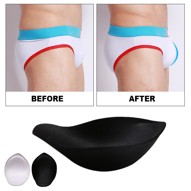 2019 Men Swimwear Enlarge Penis Pouch Pad Male Swimming Trunk Swim Brief Pad gay Swimsuit Inside Enhance Sponge Pad