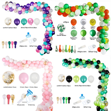 1set balloon arch chain birthday party decorations kids balloons set jungle mermaid unicorn party ballon backdrop baby shower