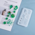 Crystal Epoxy Resin Mold Earrings Pendant Casting Silicone Mould DIY Crafts Jewelry Making Tools