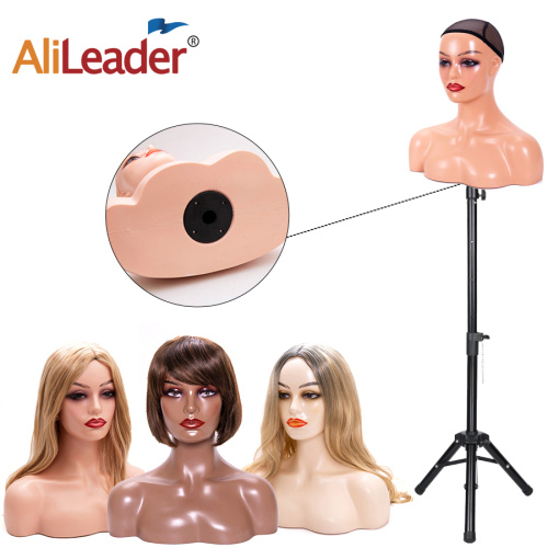 Plastic Wig Display Female Mannequin Head With Shoulders Supplier, Supply Various Plastic Wig Display Female Mannequin Head With Shoulders of High Quality