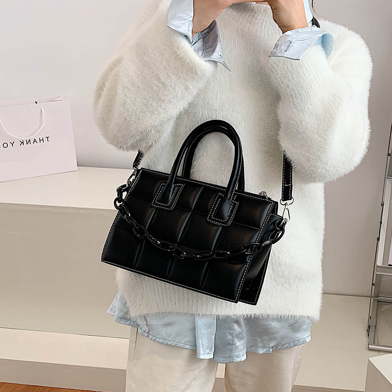 Autumn and winter retro chain handbag 2020 new fashion high quality PU soft leather women's designer shoulder messenger bag