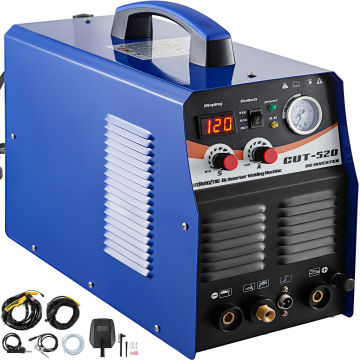 TIG/MMA Plasma Cutter CT520 3 in 1 Combo Welding Machine Tig Welder 200A Arc Welder 200A Plasma Cutter 50A 110V 220V